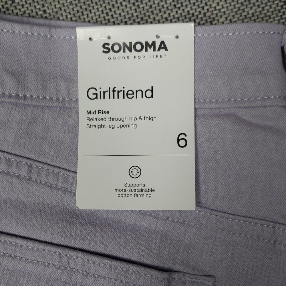 NWT SONOMA LAVENDER GIRLFRIEND JEANS (6 & 12) - Picture 8 of 15